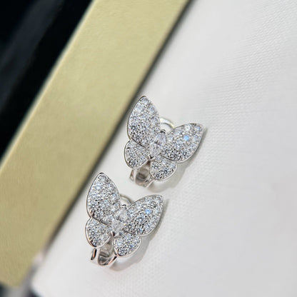 [Okajuri Jewelry]BUTTERFLY ALL DIAMOND EARRINGS