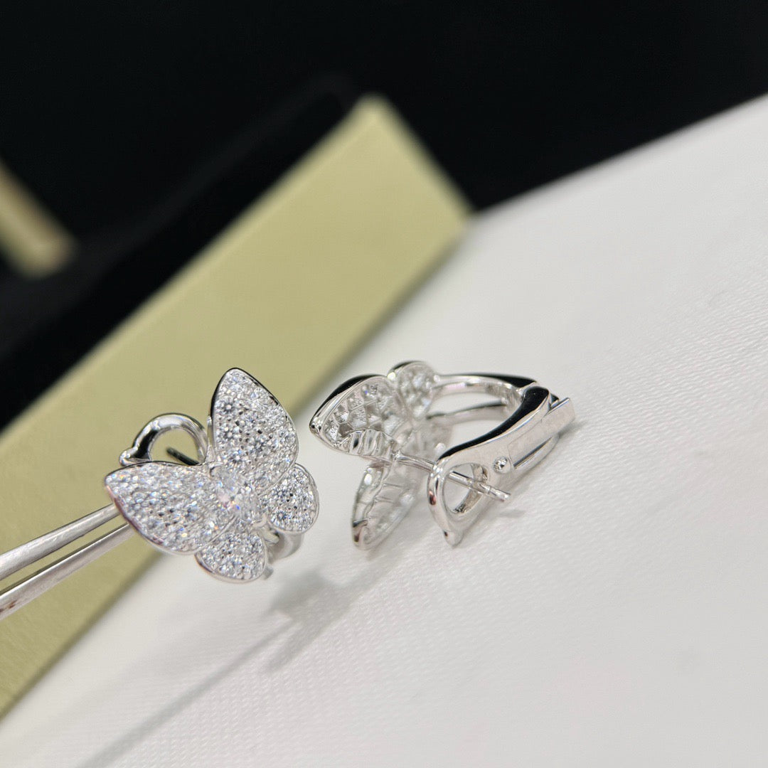 [Okajuri Jewelry]BUTTERFLY ALL DIAMOND EARRINGS