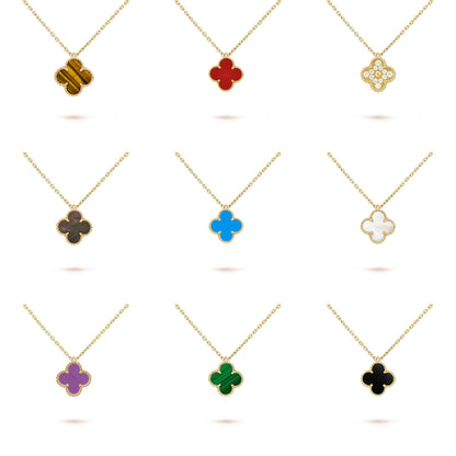 [Okajuri Jewelry] CLOVER MINI 9.5MM CARNELIANS NECKLACE COLLECTION