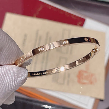[Okajuri Jewelry] LOVE BRACELET 3.65MM 10 DIAMONDS