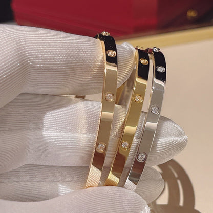 [Okajuri Jewelry] LOVE BRACELET 3.65MM 10 DIAMONDS
