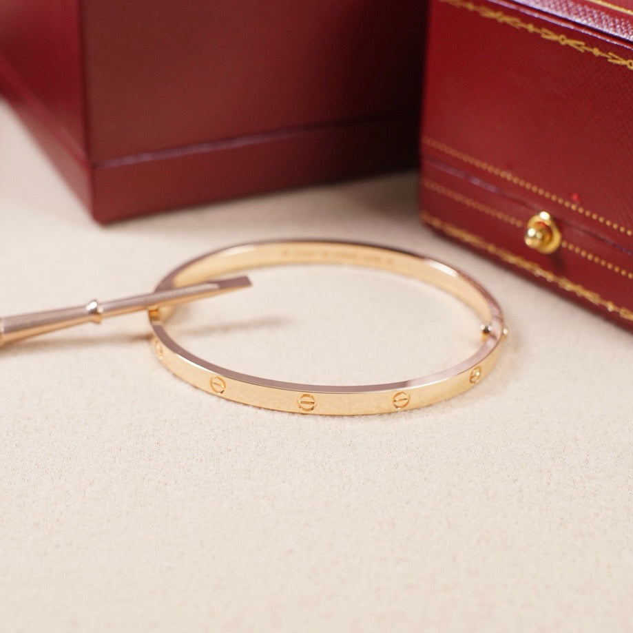 [Okajuri Jewelry] LOVE BRACELET 3.65MM NO DIAMONDS
