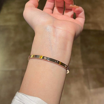 [Okajuri Jewelry] LOVE BRACELET 3.65MM 6 DIAMONDS