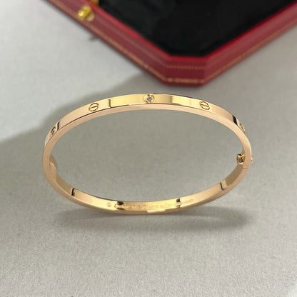 [Okajuri Jewelry] LOVE BRACELET 3.65MM 6 DIAMONDS