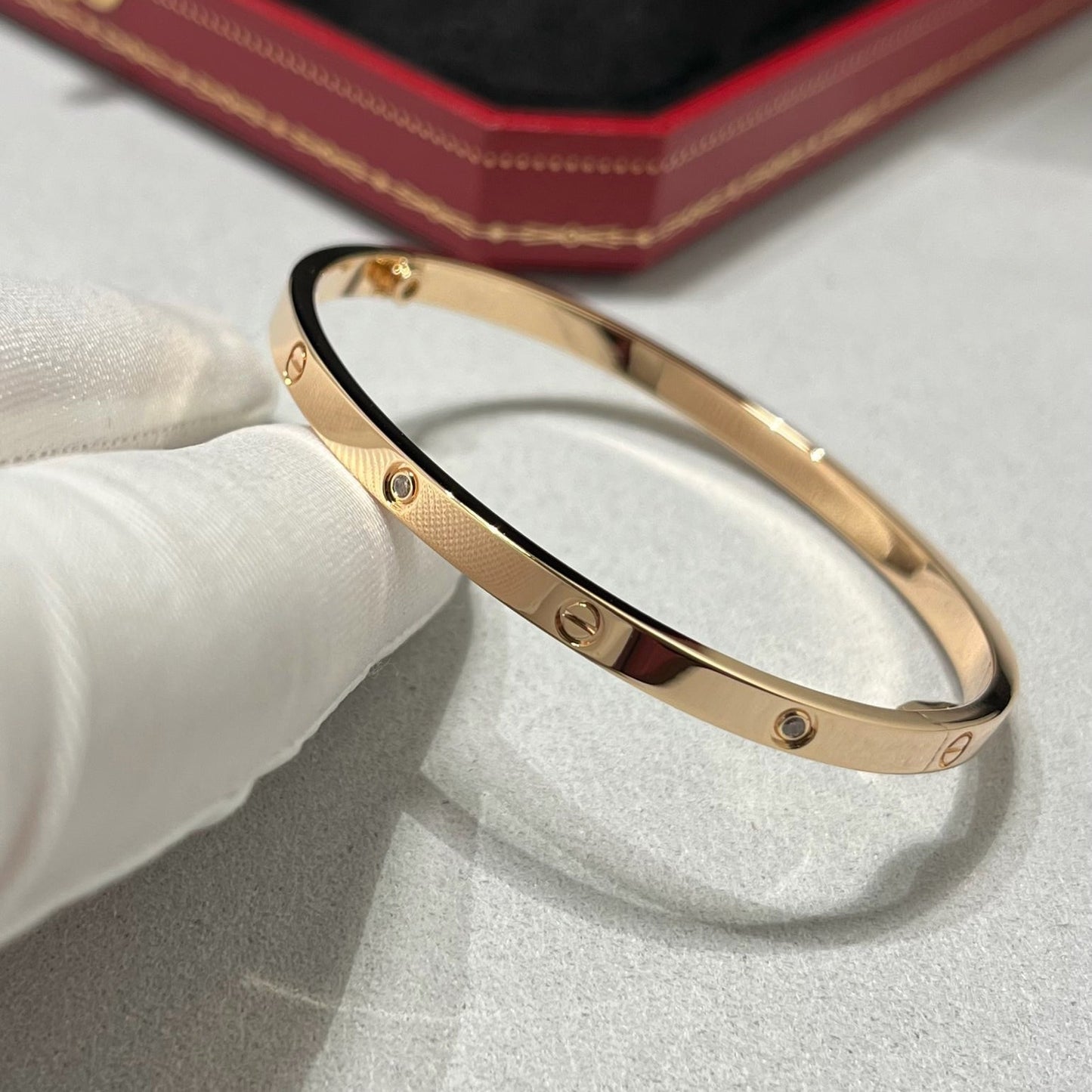 [Okajuri Jewelry] LOVE BRACELET 3.65MM 6 DIAMONDS