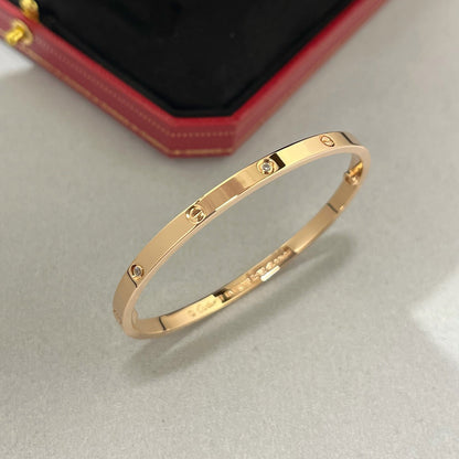 [Okajuri Jewelry] LOVE BRACELET 3.65MM 6 DIAMONDS