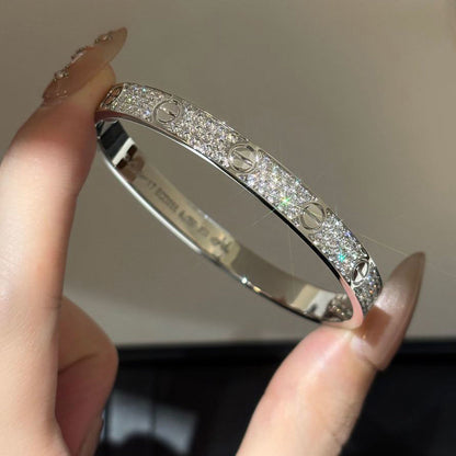 [Okajuri Jewelry] LOVE BRACELET 6.1MM DIAMOND-PAVED