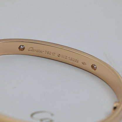 [Okajuri Jewelry] LOVE BRACELET 6.1MM 4 DIAMONDS