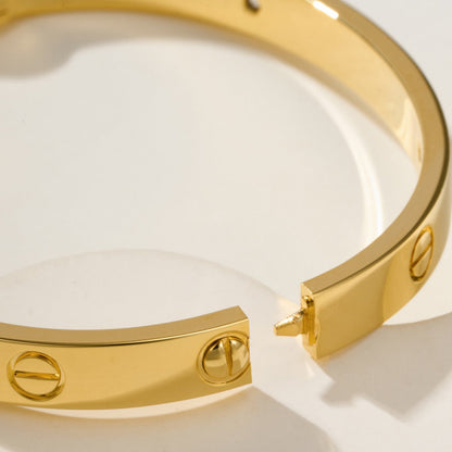 [Okajuri Jewelry] LOVE BRACELET 6.1MM 4 DIAMONDS