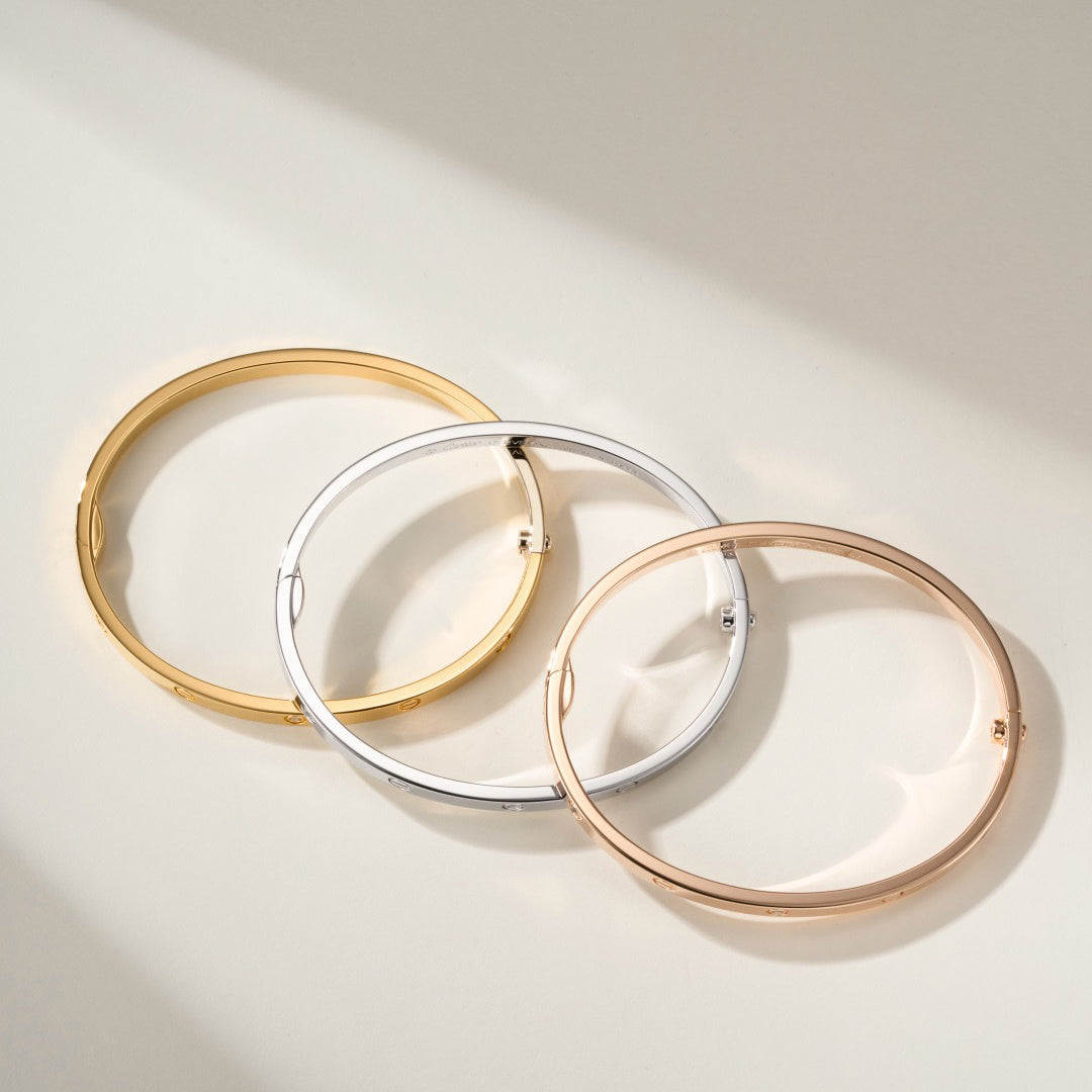 [Okajuri Jewelry] LOVE BRACELET 3.65MM 6 DIAMONDS
