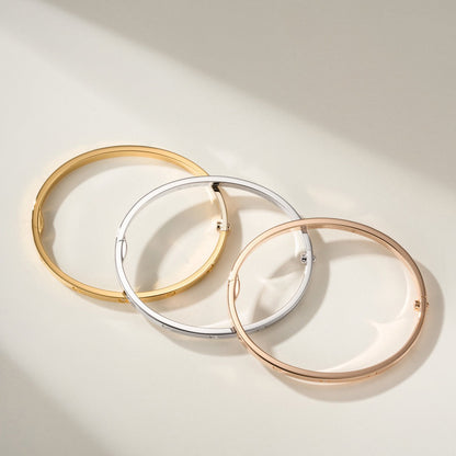 [Okajuri Jewelry] LOVE BRACELET 3.65MM 6 DIAMONDS