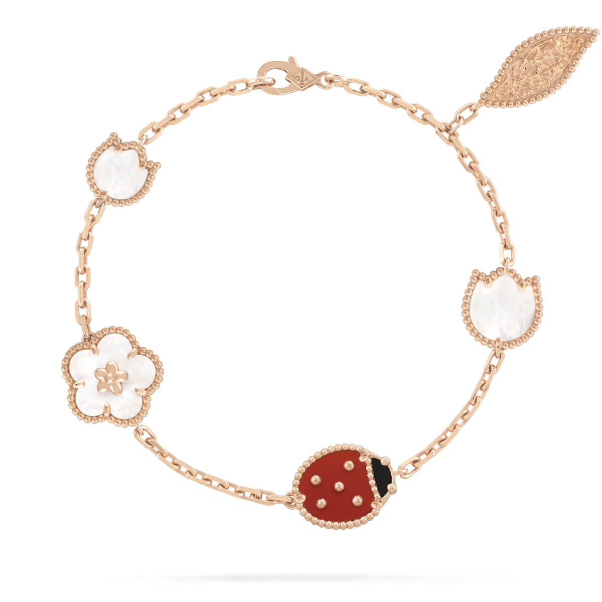 [Okajuri Jewelry]LUCKY SPRING 5 MOTIF BRACELET