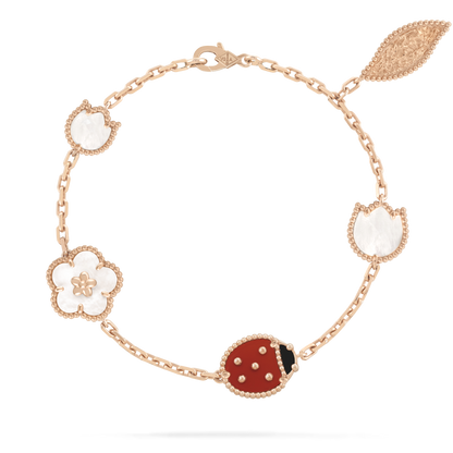 [Okajuri Jewelry]LUCKY SPRING 5 MOTIF BRACELET