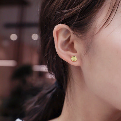 [Okajuri Jewelry] LOVE EARRINGS 7.2MM