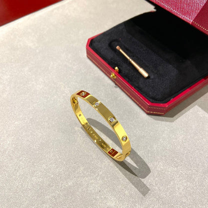 [Okajuri Jewelry] LOVE BRACELET 6.1MM 10 DIAMONDS