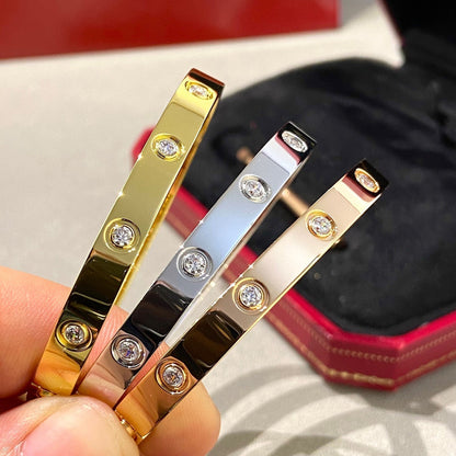 [Okajuri Jewelry]LOVE BRACELET 6.1MM 10 DIAMONDS