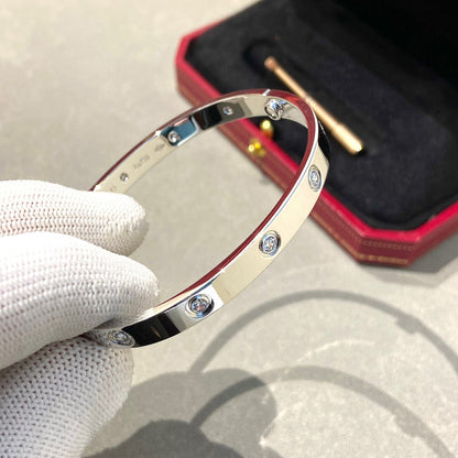 [Okajuri Jewelry]LOVE BRACELET 6.1MM 10 DIAMONDS