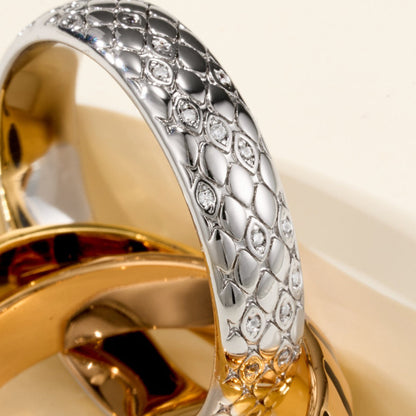 [Okajuri Jewelry] TRINITY  RING LEOPARD PRINT