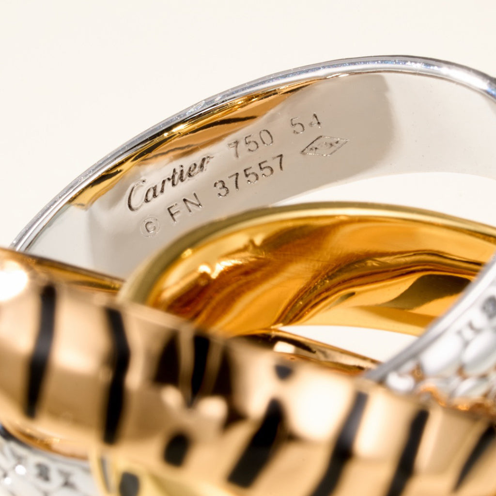 [Okajuri Jewelry] TRINITY  RING LEOPARD PRINT