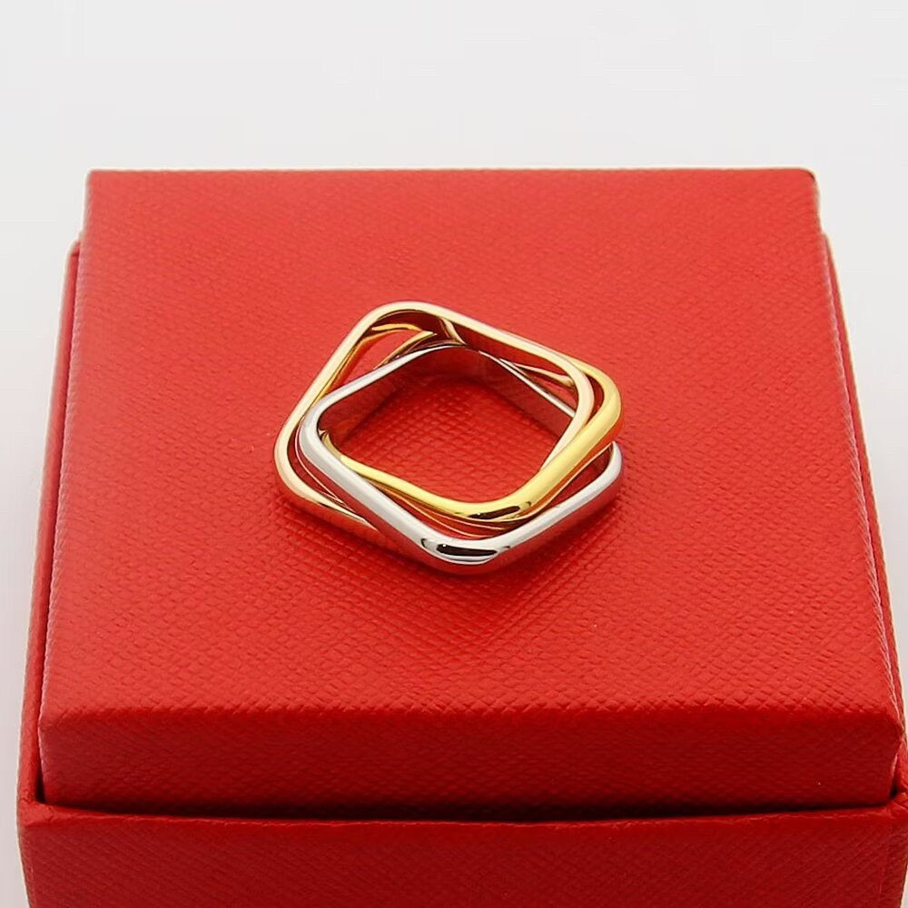 [Okajuri Jewelry] TRINITY 3.5MM CUSHION RING COLLECTION