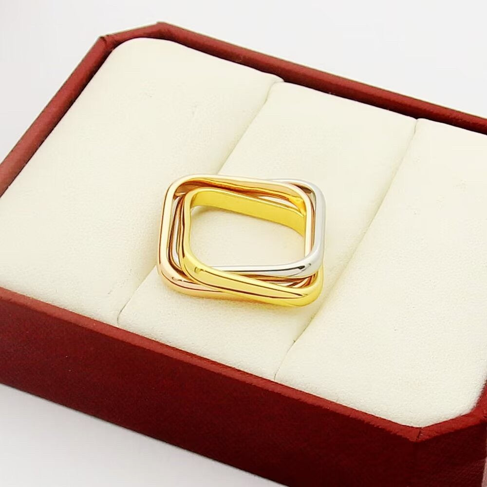 [Okajuri Jewelry] TRINITY 3.5MM CUSHION RING COLLECTION