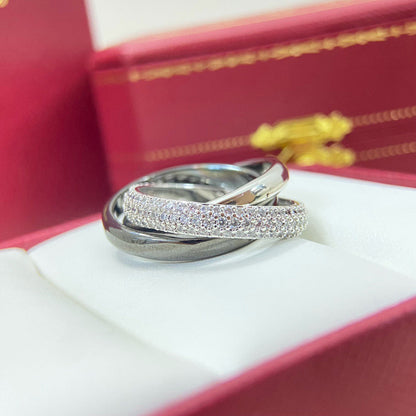 [Okajuri Jewelry] TRINITY 3.2MM RING BLACK CERAMIC