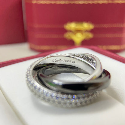 [Okajuri Jewelry] TRINITY 3.2MM RING BLACK CERAMIC