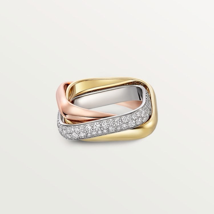 [Okajuri Jewelry] TRINITY 3.5MM CUSHION RING COLLECTION