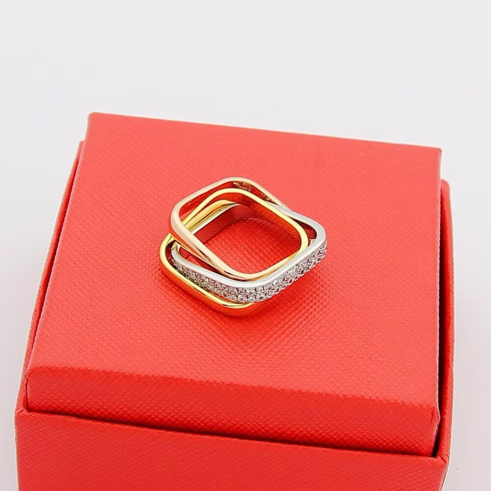 [Okajuri Jewelry] TRINITY 3.5MM CUSHION RING COLLECTION