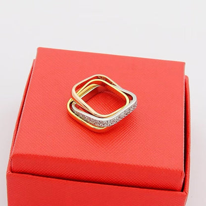 [Okajuri Jewelry] TRINITY 3.5MM CUSHION RING COLLECTION