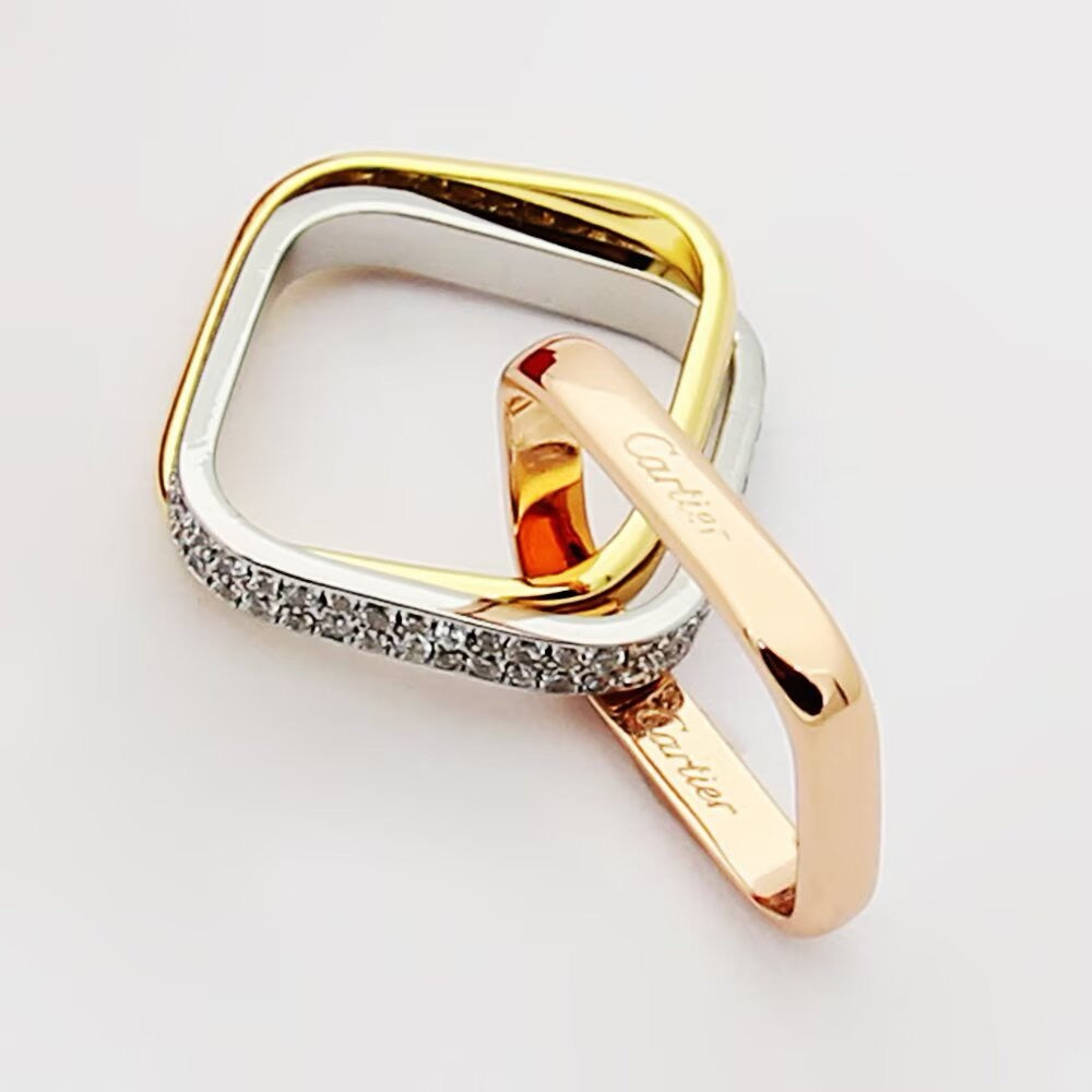 [Okajuri Jewelry] TRINITY 3.5MM CUSHION RING COLLECTION