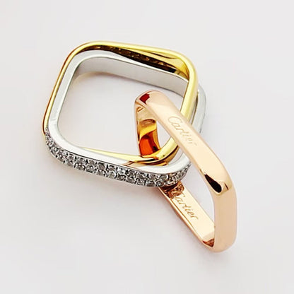 [Okajuri Jewelry] TRINITY 3.5MM CUSHION RING COLLECTION