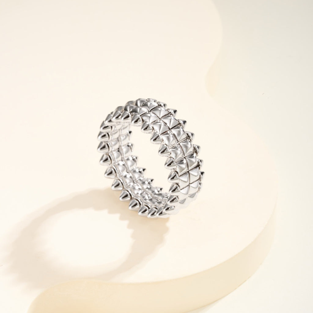 [Okajuri Jewelry] CLASH 9.2MM DOUBLE ROW RING
