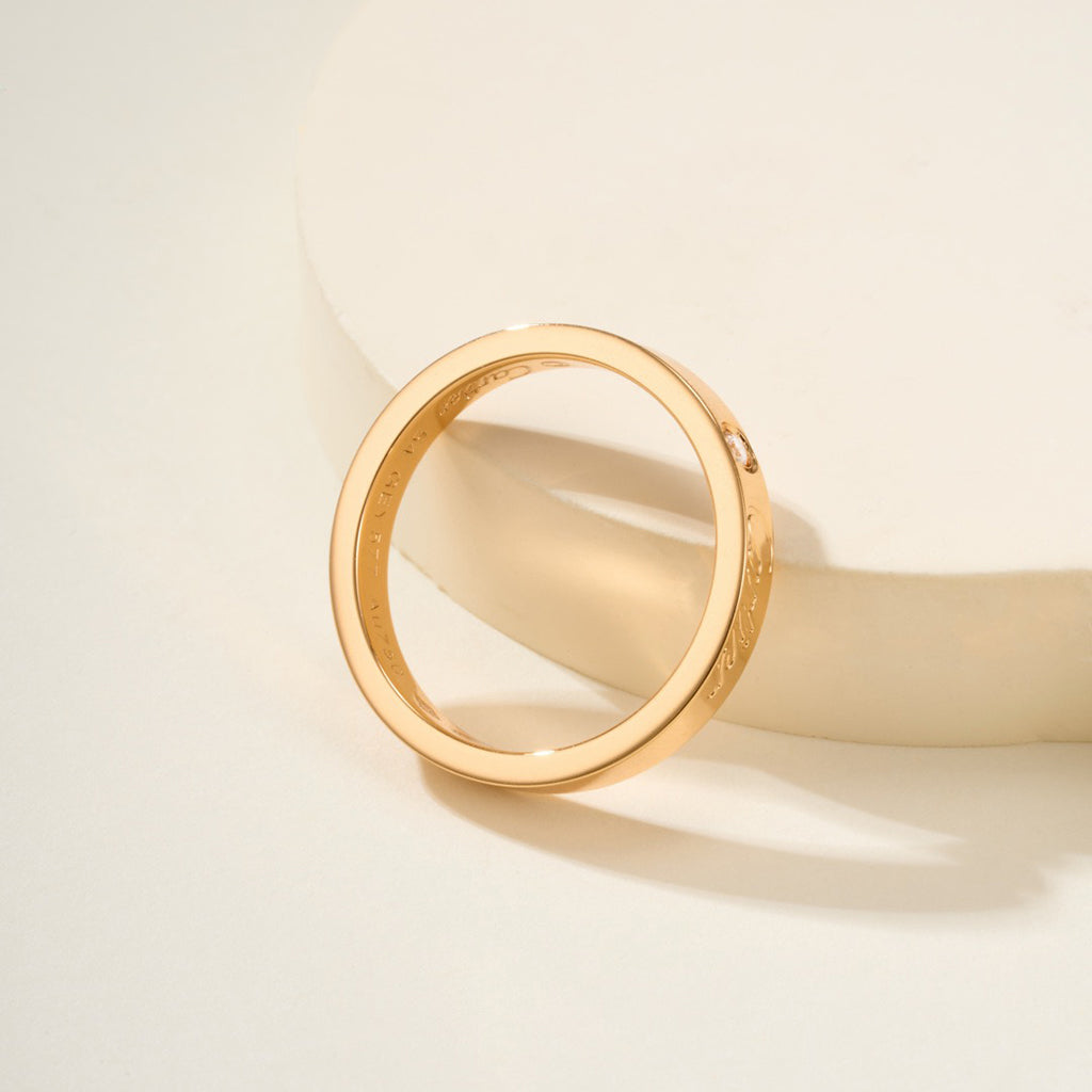 [Okajuri Jewelry] LOVE RING 4MM 1 DIAMOND