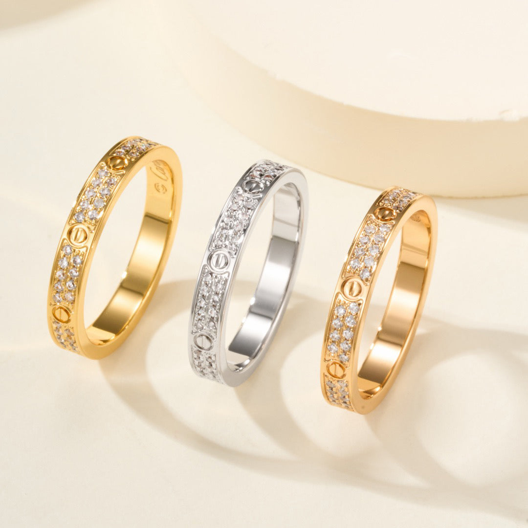 [Okajuri Jewelry] LOVE RING 2.65MM DIAMOND