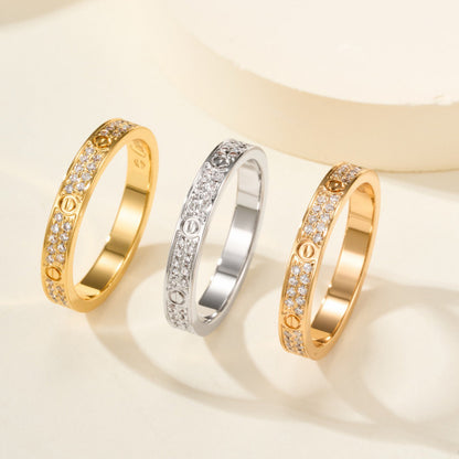 [Okajuri Jewelry] LOVE RING 2.65MM DIAMOND