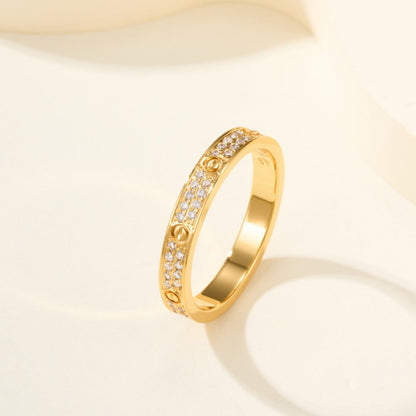 [Okajuri Jewelry] LOVE RING 2.65MM DIAMOND