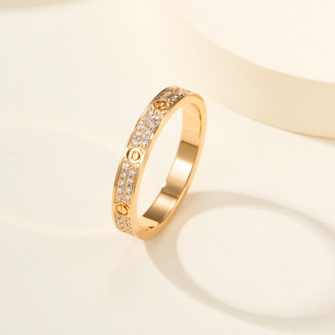 [Okajuri Jewelry] LOVE RING 2.65MM DIAMOND