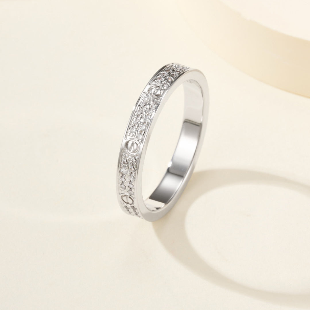 [Okajuri Jewelry] LOVE RING 2.65MM DIAMOND