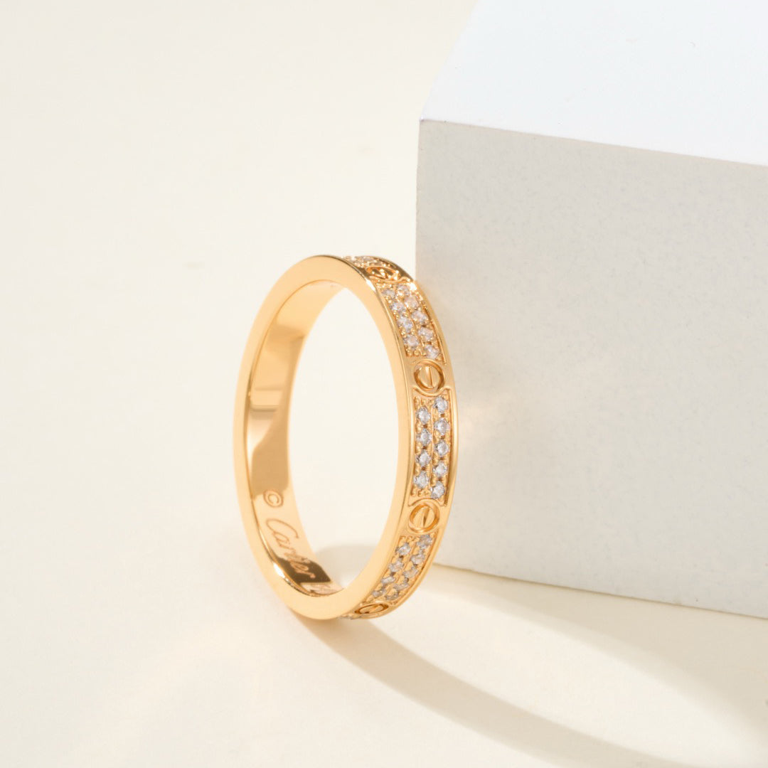 [Okajuri Jewelry] LOVE RING 2.65MM DIAMOND