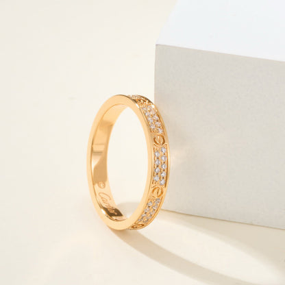 [Okajuri Jewelry] LOVE RING 2.65MM DIAMOND