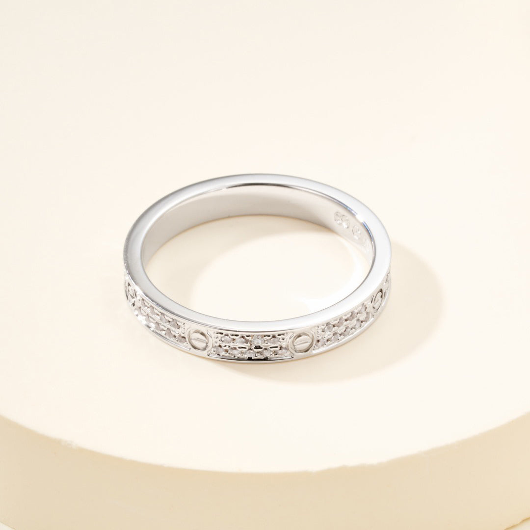 [Okajuri Jewelry] LOVE RING 2.65MM DIAMOND