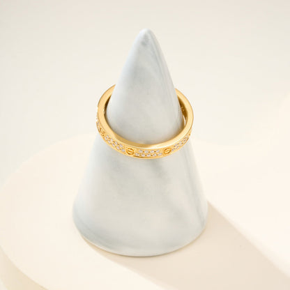 [Okajuri Jewelry] LOVE RING 2.65MM DIAMOND