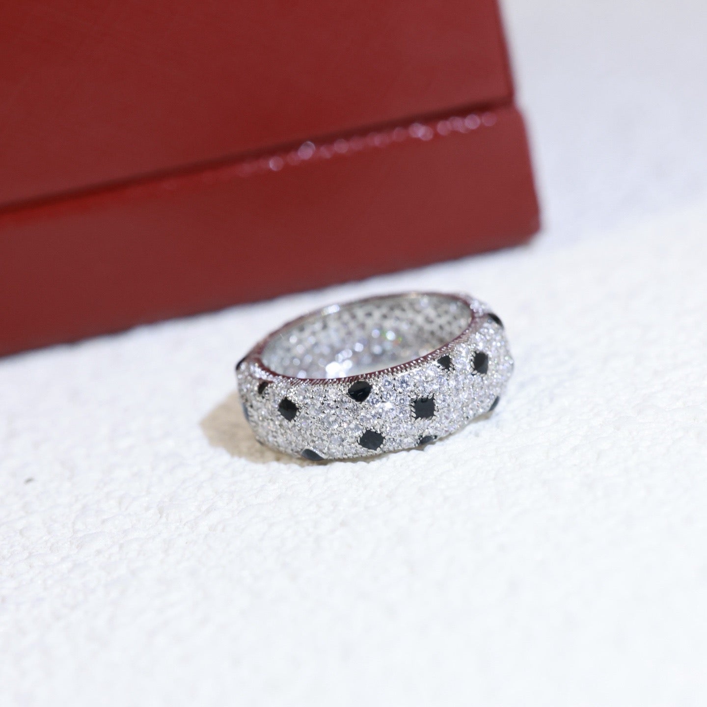 [Okajuri Jewelry] PANTHERE SPOTTED FULL DIAMOND RING
