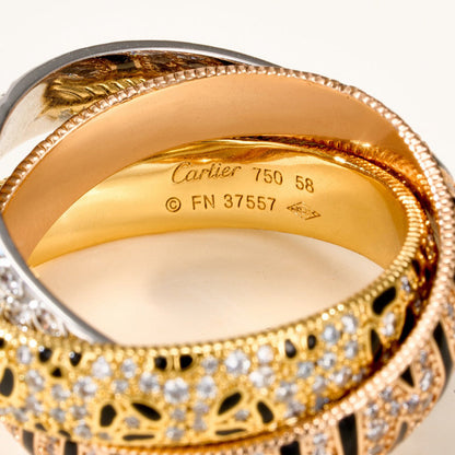 [Okajuri Jewelry] TRINITY  RING LEOPARD PRINT