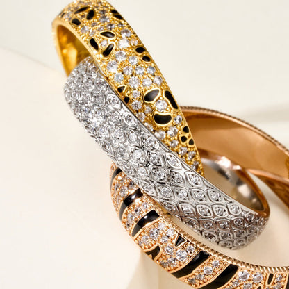 [Okajuri Jewelry] TRINITY  RING LEOPARD PRINT