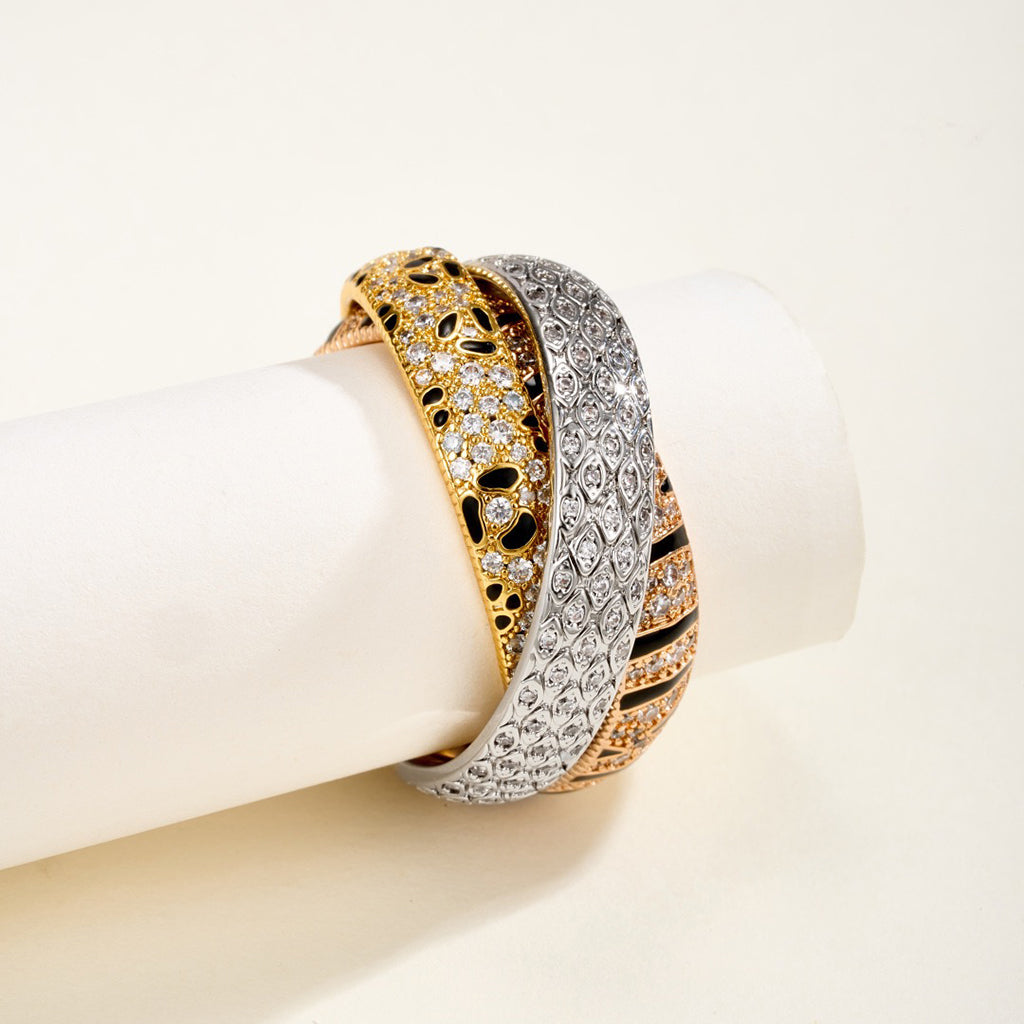 [Okajuri Jewelry] TRINITY  RING LEOPARD PRINT