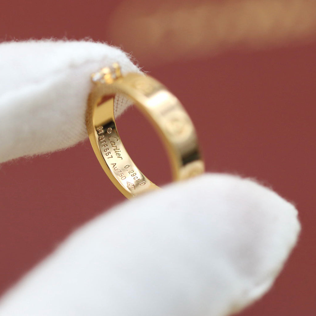 [Okajuri Jewelry] LOVE RING 3.6MM 1 BIG DIAMOND