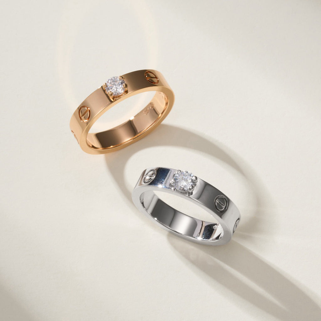 [Okajuri Jewelry] LOVE RING 3.6MM 1 BIG DIAMOND