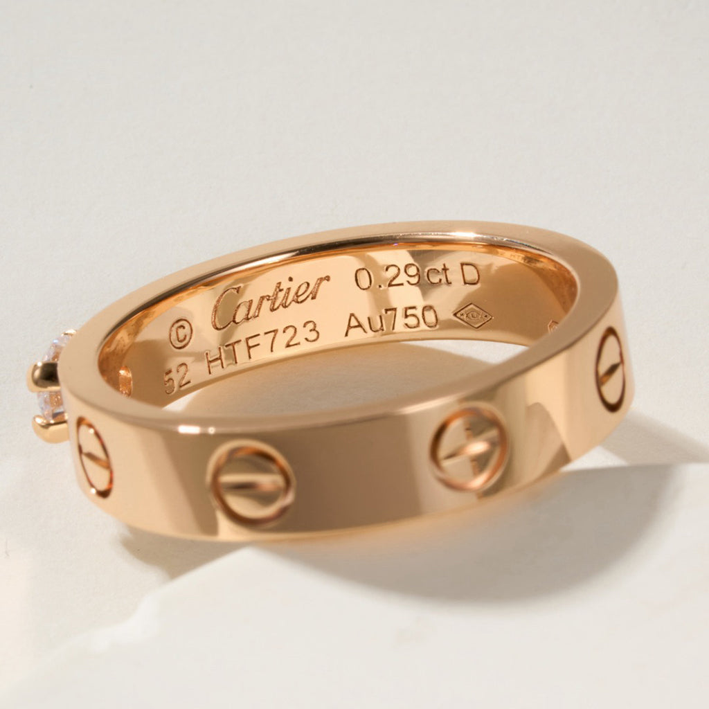 [Okajuri Jewelry] LOVE RING 3.6MM 1 BIG DIAMOND